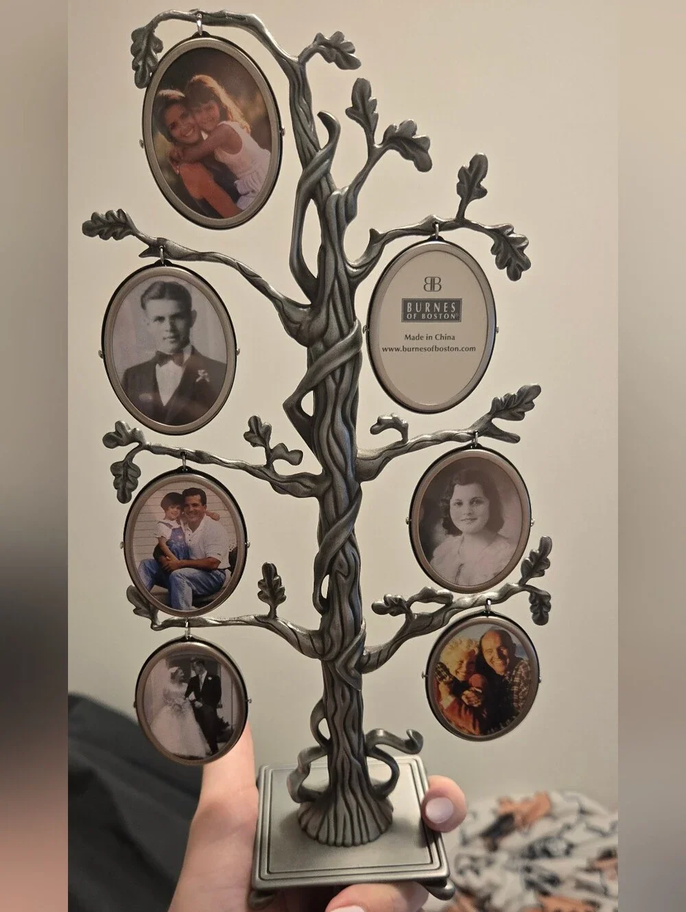 Burnes Of Boston Silver Tree Multi-Photo Display - Picture 2 of 3